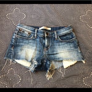 JOE’S cutoff jean shorts, size 23 (run large)
